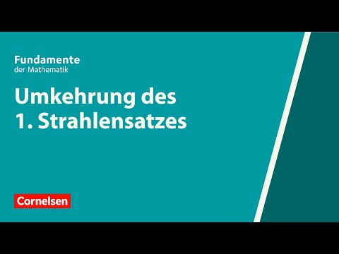 Umkehrung des 1. Strahlensatzes | Fundamente der Mathematik | Erklärvideo