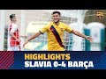 HIGHLIGHTS | Youth League: Slavia Prague 0-4 FC Barcelona