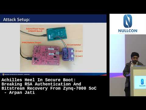 Nullcon Berlin 2024 | Breaking RSA Authentication & Bitstream Recovery From Zynq-7000 SoC-Arpan Jati