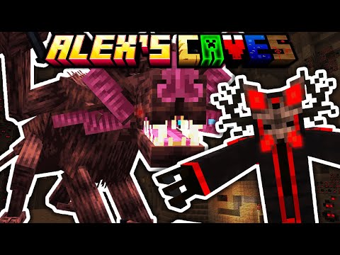 The Forlorn Hollows! - Alex's Caves! 1.20.1+ | Minecraft Mod Showcase