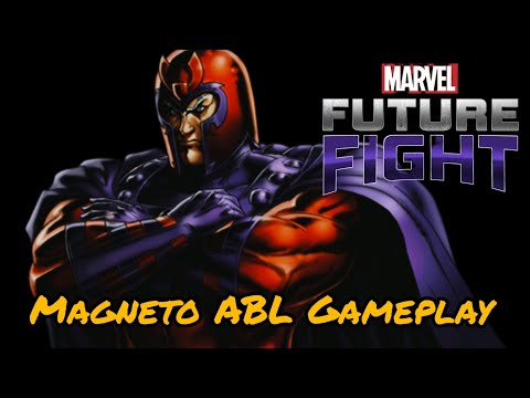 MARVEL Future Fight - Magneto ABL Gameplay || Blast Supervillain Male (Shock)
