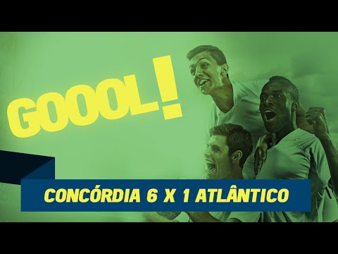 LNF 2015 - 1ª FASE - 1ª RODADA - GOLS - CONCÓRDIA 6 X 1 ATLÂNTICO*