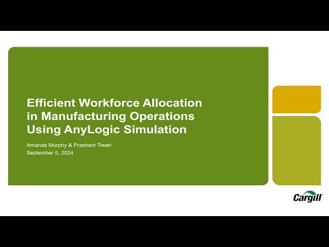 Efficient Workforce Allocation in Manufacturing Operations Using AnyLogic Simulation
