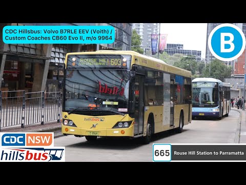 CDC Hillsbus: Volvo B7RLE EEV (Voith) / Custom Coaches CB60 Evo II, m/o 9964