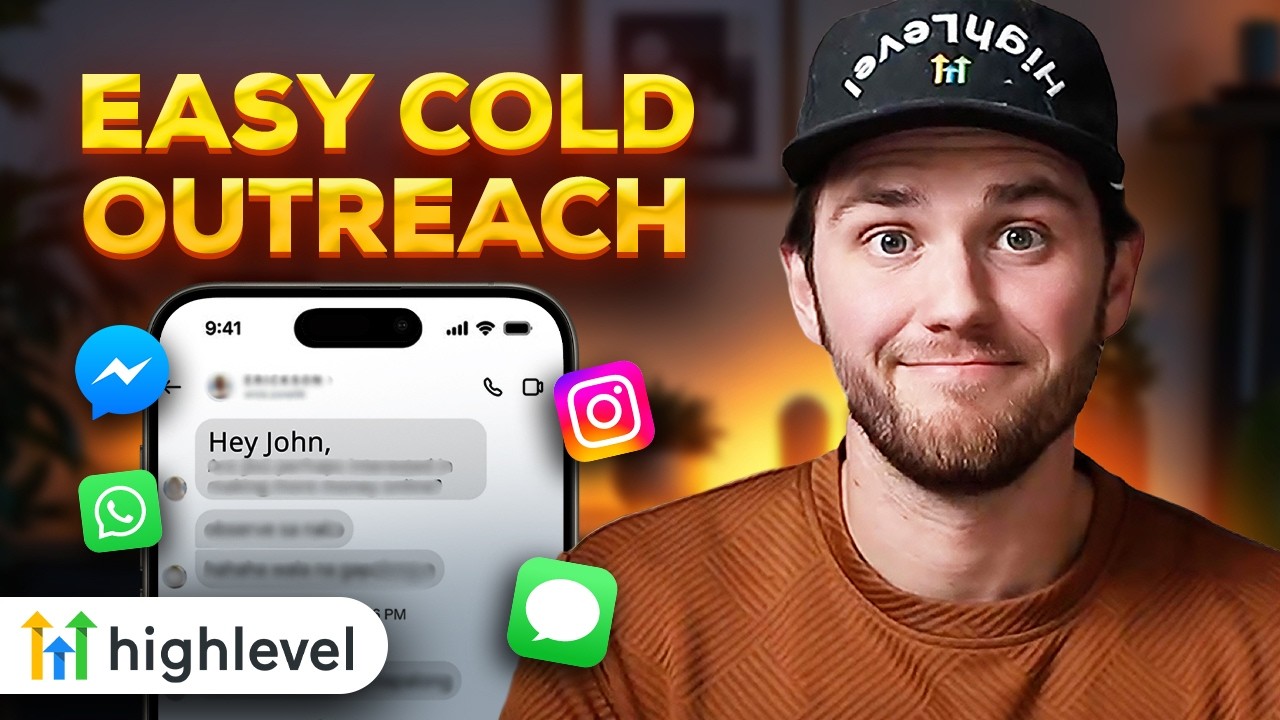 STUPID Easy Cold Outreach For GoHighLevel Beginners (Step-by-Step)