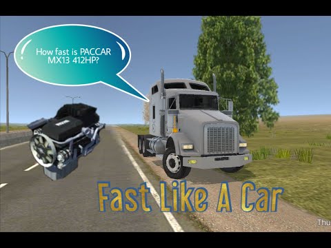 Thumbnail for Kenworth T800 top speed and acceleration test | GTS2 by Kenworth, Truck