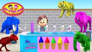 CARTOON RHYMES For Babies - Ice Cream Toy Factory For Kids - Baa Baa Black Sheep Nursery Rhyme