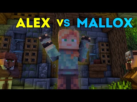 Grace Stories - Alex's Minecraft Adventure: The Village Rescue | Alex VS Mallox | Minecraft Stories