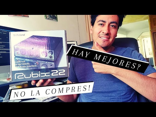 Vídeo relacionado con Roland Rubix22 Interfaz de audio USB de dos entradas y dos salidas | Audio en alta resolución | Graba con micros, guitarras, teclas y más | Compacto y resistente | Compatible con Mac, PC y iPad
