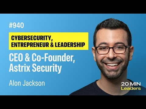 Alon Jackson | CEO and Co-Founder, Astrix Security - YouTube