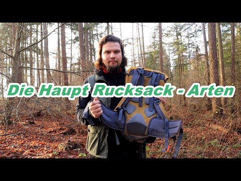 Die Haupt-Rucksackarten 🎒 Top Rucksäcke | Bushcraft Camping Hiking Survival Trekking