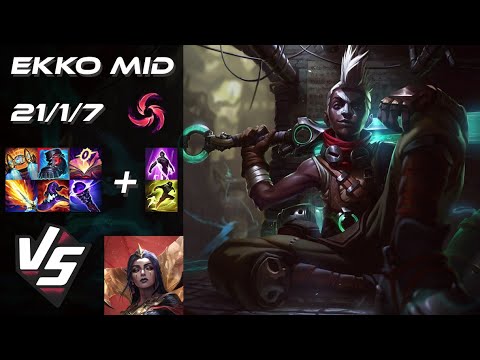 MID Ekko vs LeBlanc - EU Grandmaster Patch 25.20