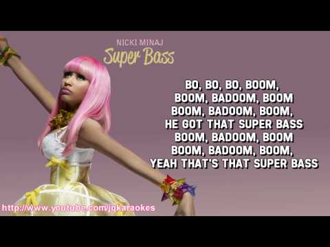 Nicki Minaj - Super Bass [Karaoke/Instrumental]