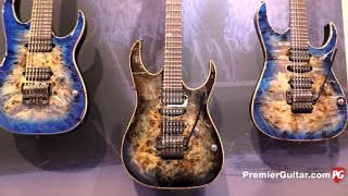 NAMM '17 - Ibanez RG1070 Premium, AFC Contemporary Archtop & AEWC Acoustic Electric Demos