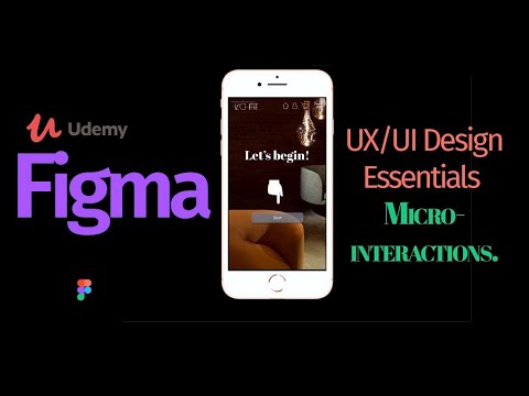Figma UI/UX Design Essentials Class project 20: Micro-interactions.#udemy