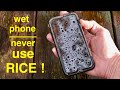 Dry Your Wet Water Damaged Phone ● I Found The Fastest Way ( Rice is the Worst ! )