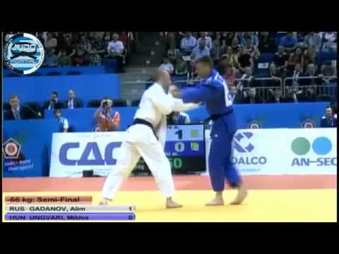 European Judo Championship Chelyabinsk 2012 Semifinal -66kg GADANOV Alim (RUS)-UNGVARI Miklos (HUN)