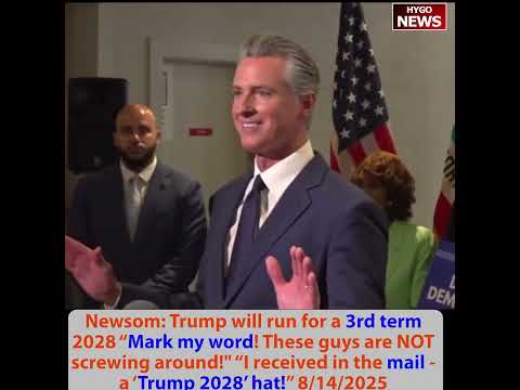 Newsom ICE agents outside California Liberation Day press conf; LA Mayor Bass total eruption