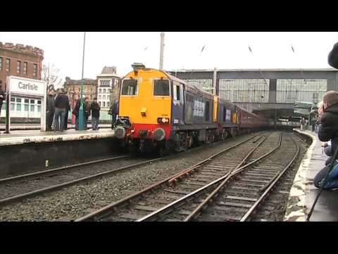 Spitfire Railtours' "The Cumbrian Crusader 2" - 21st March 2010.