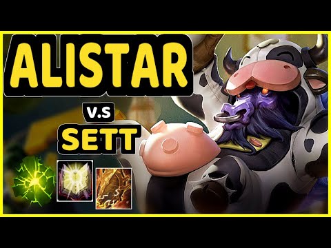 CARBON (ALISTAR) vs SETT - BOTTOM SUPPORT GAMEPLAY - OC Ranked GRANDMASTER