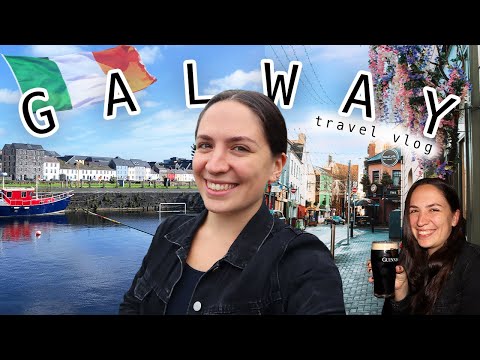 GALWAY IRELAND VLOG 🇮🇪 galway walking tour, local pubs, irish trad music