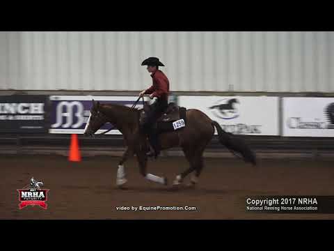 Electric Starlight ridden by Paxton E Chilcote  - 2017 NRHA Futurity (Youth 14-18)