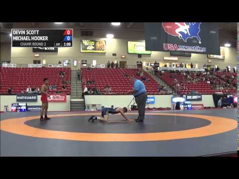 66 kg R2 - Devin Scott (Minnesota Storm) vs Michael Hooker (Army WCAP)