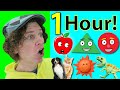 1 Hour of Songs with Matt | Shapes, Fruit, Numbers | Learn English Kids