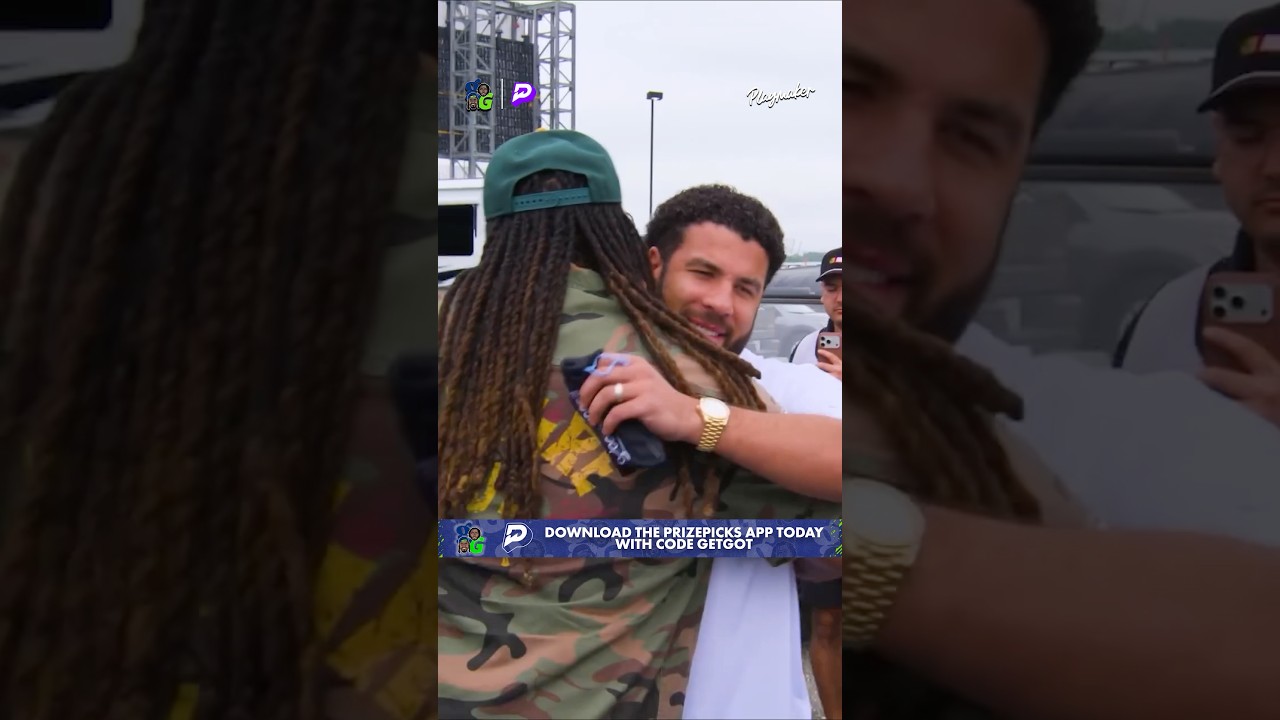 The rest be history 💯✊🏾 #getgotpod #bubbawallace #marshawnlynch #beastmode #nascar #daytona500