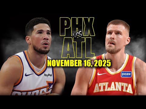 Phoenix Suns vs Atlanta Hawks Full Game Highlights - November 16, 2025 | NBA Season