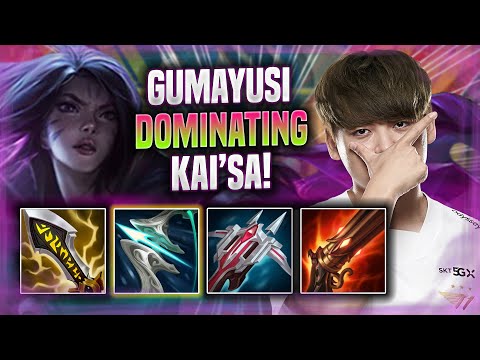 GUMAYUSI DOMINATING WITH KAI'SA! - T1 Gumayusi Plays Kai'sa ADC vs Jhin! | Preseason 2022