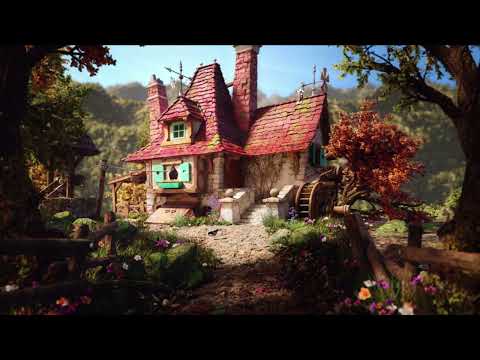 Fantasy cottage in the woods 🌳 Deep Ambience & Nature Sounds 🍂🌳🎶
