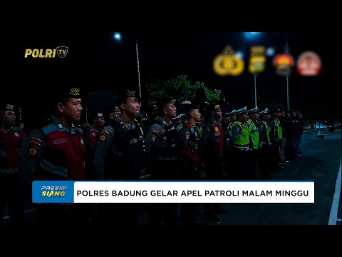 POLRES BADUNG APEL KESIAPAN PATROLI MALAM MINGGU