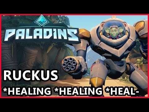Paladins Ruckus Gameplay - *Healing *Healing *Healing Ruckus Guide - Paladins Gameplay Siege