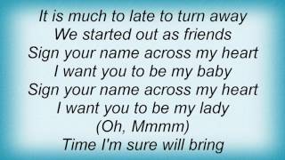 Human Nature - Sign Your Name Lyrics