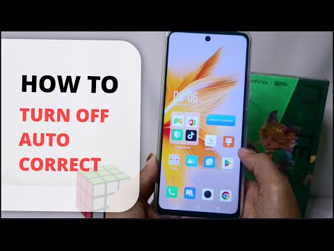 How To Turn Off Autocorrect Infinix Note 30 NFC/Note 30 Pro