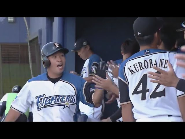 【ファーム】2試合連発!! 好調なファイターズ・今井のソロホームラン!! 2019/9/19 F-S(ファーム)