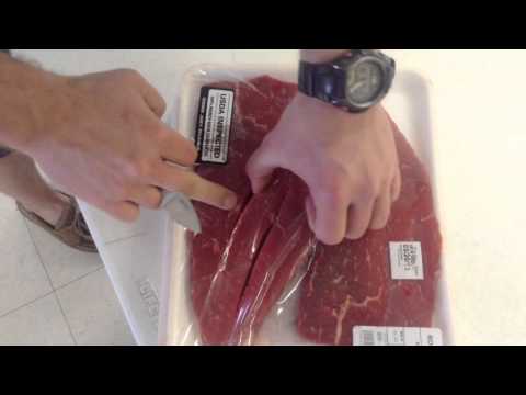 Cold Steel Urban Pal Meat Cut Test