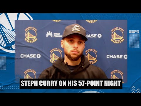 斯蒂芬-庫裡談勇士隊防守，輸給小牛隊的57分表現｜NBA on ESPN (Stephen Curry talks Warriors defense, 57-point performance in loss to Mavericks | NBA on ESPN)