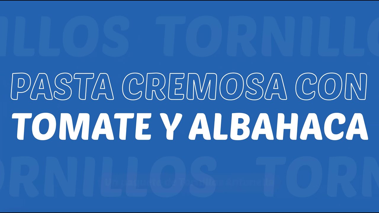 Pasta Cremosa con Tomate y Albahaca