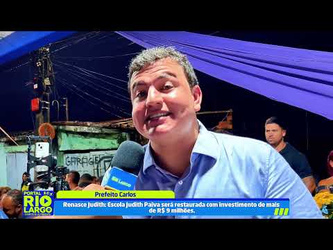 Ordem de Serviço marca início das obras de restauração e ampliação do Judith Paiva em Rio Largo