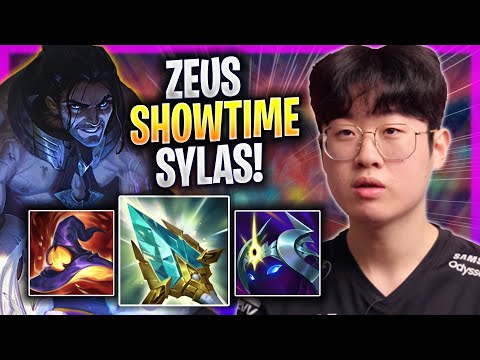 ZEUS SHOWTIME WITH SYLAS! - T1 Zeus Plays Sylas TOP vs K'sante! | Season 2023
