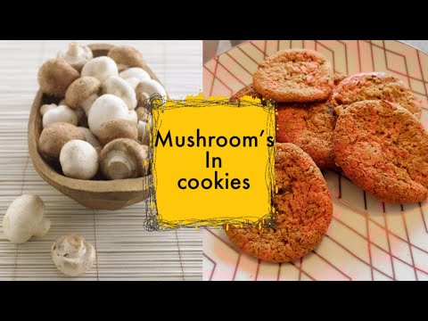Mushrooms in Cookies | Mushroom Cookies | Chewy Flavorful Mushroom Cookies | #04