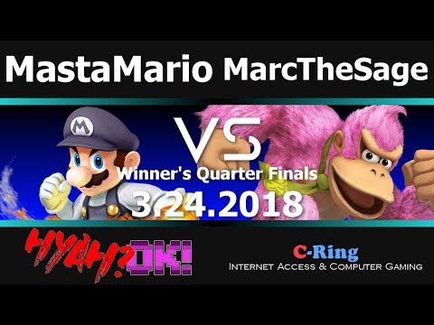 Cyber Smash Saturday #010 (Winner's) | MastaMario vs. MarcTheSage
