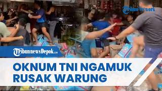 Viral Oknum TNI Ngamuk Tak Mau Bayar QRIS Rp1000, Rusak Warung Kelontong di Kemayoran
