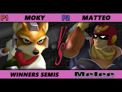 Hax's Nightclub S2E1 Winners Semis - moky (Fox) Vs. Matteo (Captain Falcon) SSBM Smash Melee