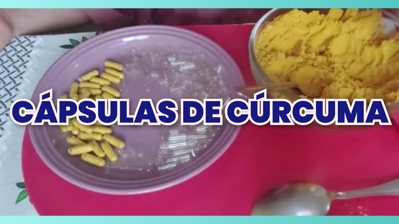 🍎COMO HACER CAPSULAS DE CURCUMA Y CURCUMA CON JENGIBRE...MARAVILLOSAS!!!🍒
