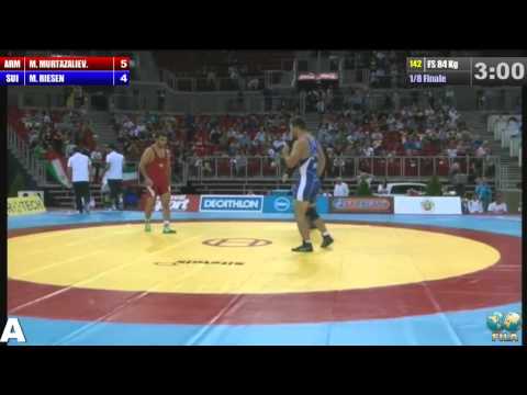 Musa Murtazaliev (ARM) - Marco Riesen (SUI) - Budapest 2013