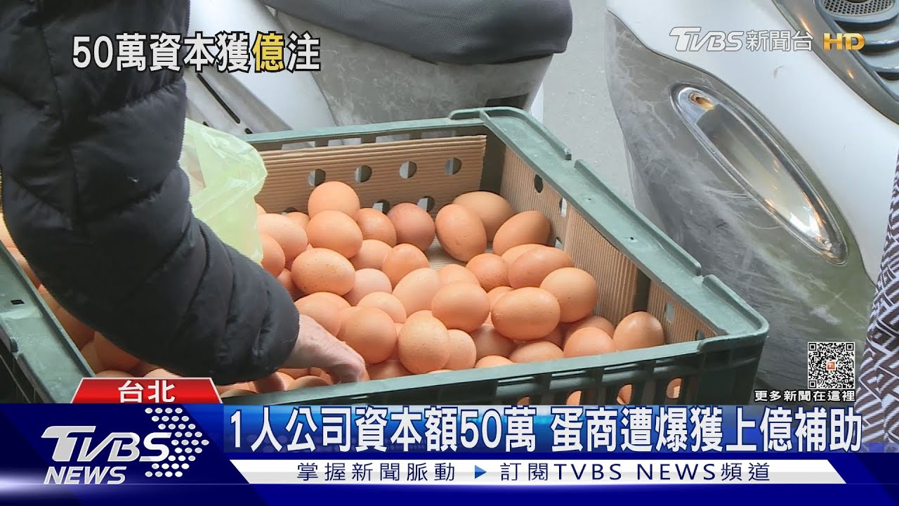 1人公司資本額50萬 蛋商遭爆獲上億補助