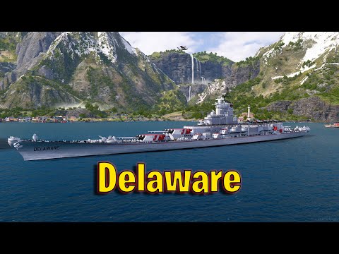 Meet The Delaware! Tier 8 American Battle Carrier in World of Warships Legends!